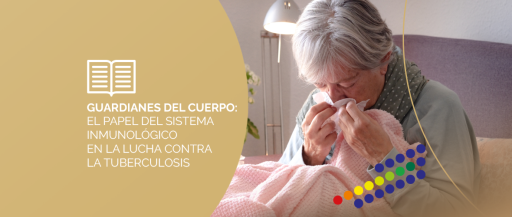 Células inmunitarias combatiendo Mycobacterium tuberculosis