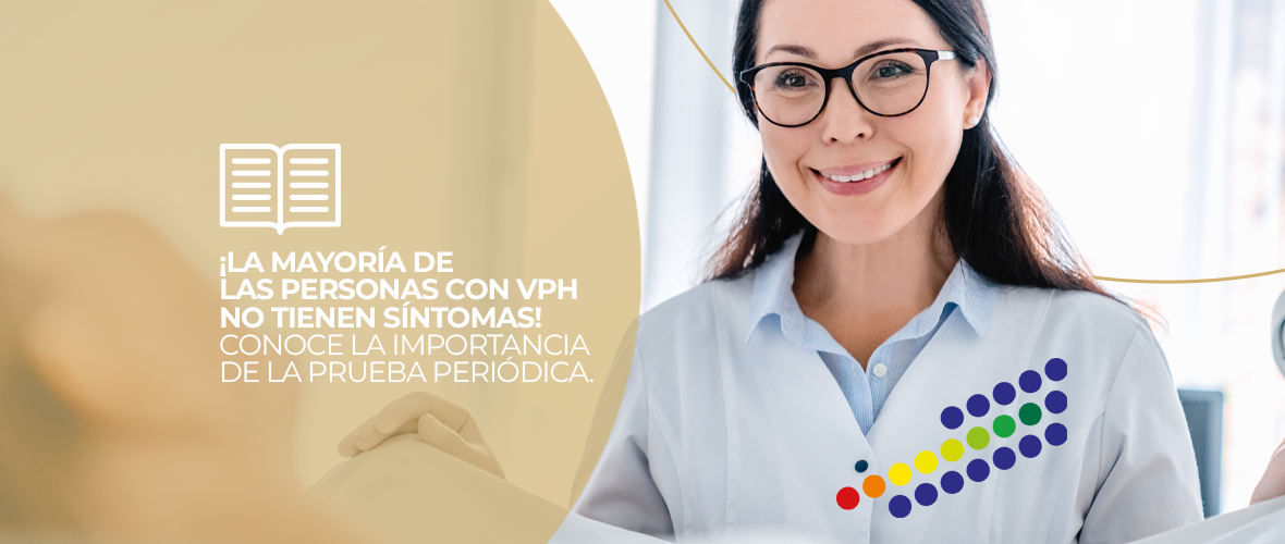 Profesional de la salud realizando una prueba de VPH a una paciente