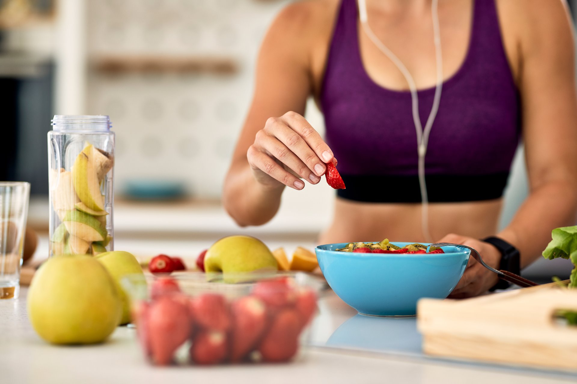Dieta saludable para el sistema inmune con frutas y verduras